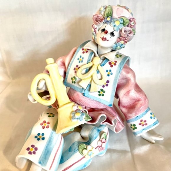 Collectible Vintage Pierrot Clown made in Italy for Gumps San Francisco - Picture 2 of 10